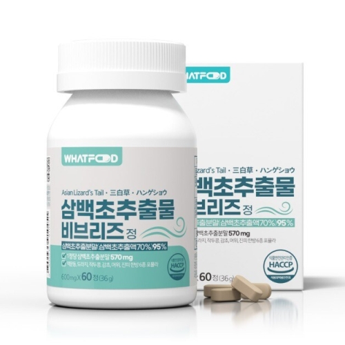 왓푸드 삼백초 추출물 비브리즈 정 60정