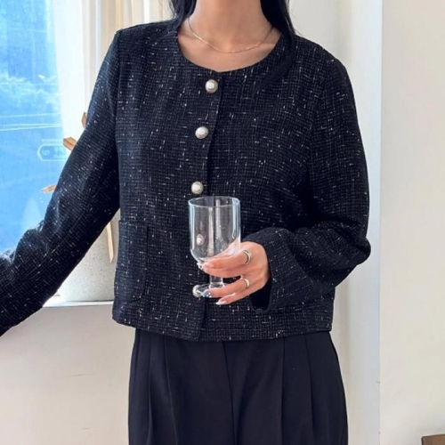 아이우먼 라운드진주샤인자켓 YPV671M511 빅사이즈