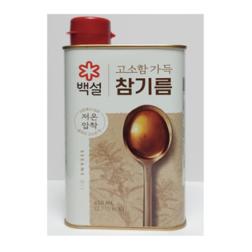 백설 고소함 가득 참기름 450ml
