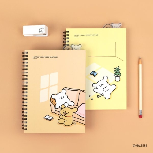아이콘스 카카오프렌즈 몰티즈 A5 PP 인덱스 스프링 노트