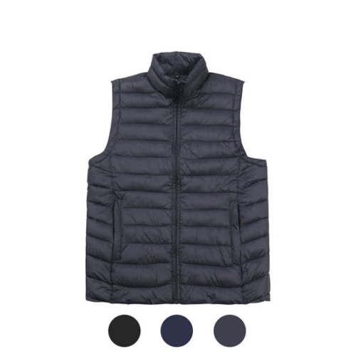 파파브로 목까지 따뜻 하이넥 경량 패딩 집업 조끼 YD-VEP-467 8 9