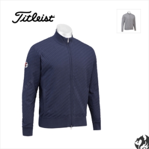 타이틀리스트 TLEMK331J 팀 타이틀 윈드프루프 골프 니트집업