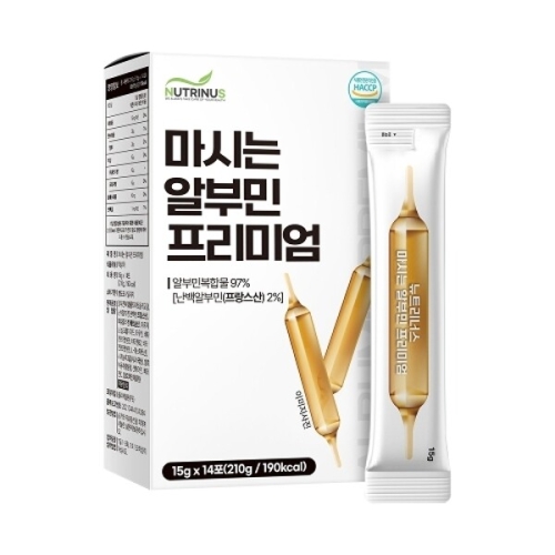 뉴트리너스 마시는 알부민 프리미엄 15g 14포
