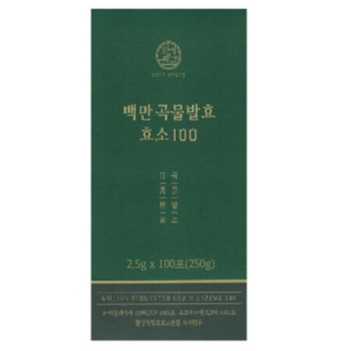 활강원 백만 곡물발효 효소 2.5g 100포