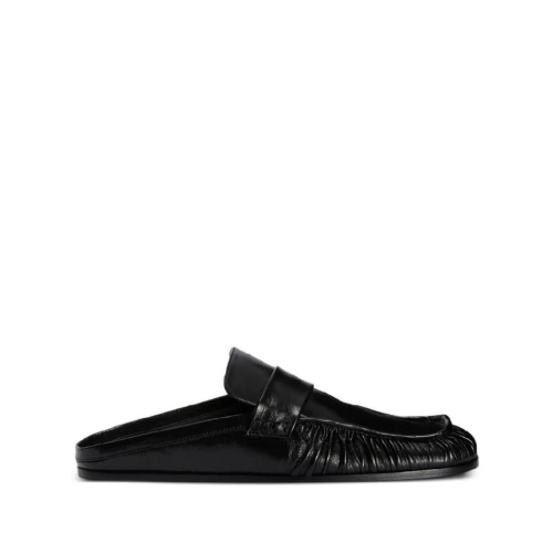 질샌더 링클 디테일 레더 뮬 J15WX0016P4835 T