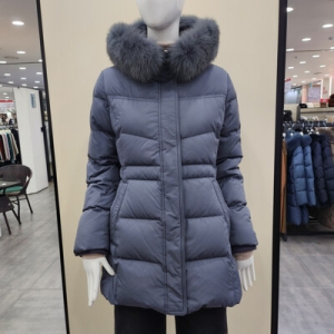 조이너스 탈부착 폭스퍼 하프 패딩 JAEW1-WIH910_GN