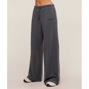 닉스 짐샤크 와플 와이드 레그 팬츠 오 그레이 B2C5Q-GB7N