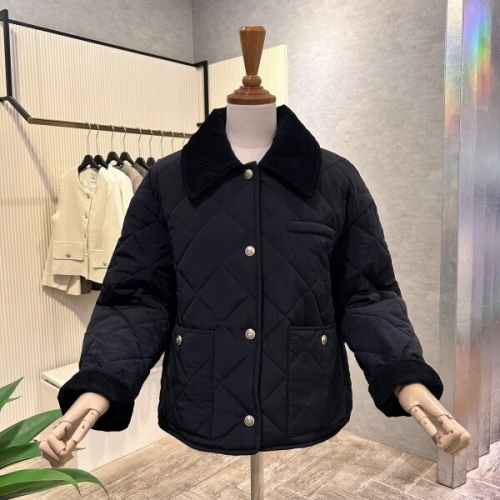 Ab.f.z 골덴 배색 퀼팅 카라 점퍼 AOA1HU03A