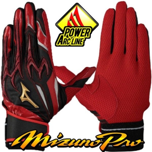 미즈노  야구 프로 배팅장갑 검적 1EJEA55562BR D2511