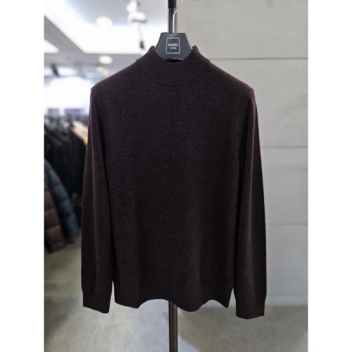 바쏘옴므 바쏘 세이브존03 남자 반폴라 버건디 울 혼방 터틀넥 니트 WSATZ4WN87A