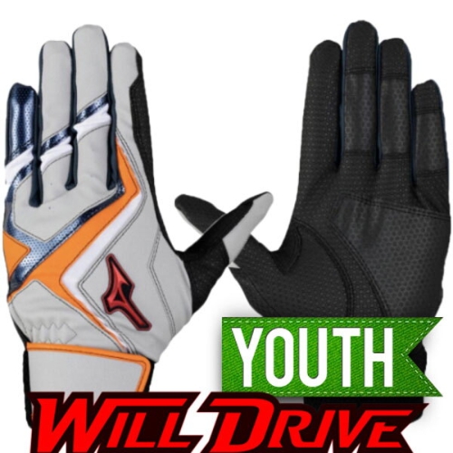 미즈노 패플 야구 유소년 윌드라이브 배팅장갑 회오 1EJEY56354ARGO D2511