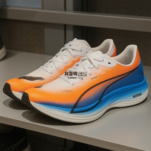 푸마 디비에이트 나이트로 엘리트3 남성 런닝화 마라톤화 화이트 블랙 31342001