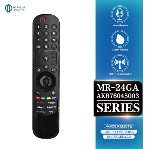 스마트 LG TV 43NANO81T6A OLED MR24GA 음성 마법 리모컨 AKB76045003 교체 기능 포함