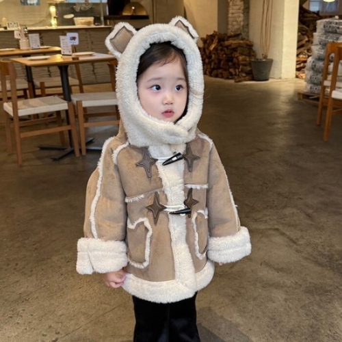 베이비맥스 네디 스웨이드 퍼 자켓 R15911