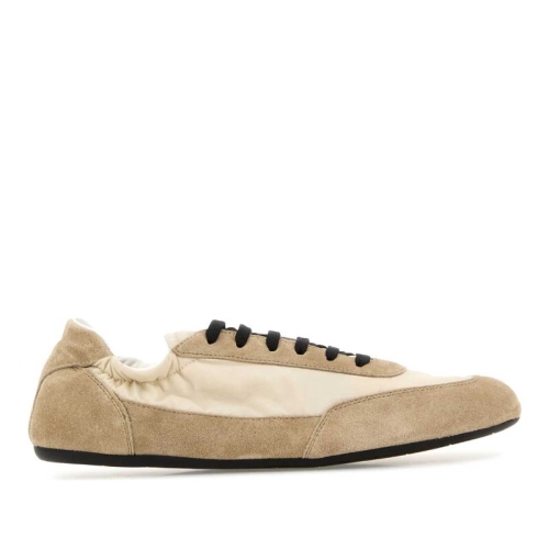 프라다 스웨이드 패널 레이스업 스니커즈 1E959NF005LZ4 T