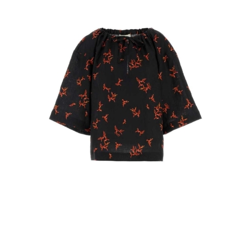 펜디 프린트 linen 블라우스 FXD580AT8MF1MVP