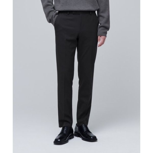 무신사 스탠다드 스탠다드 MUSINSA STANDARD 헤비웨이트 속기모 테이퍼드 히든 밴딩 10부 슬랙스 다크 그레이 MMJPLAZ01-..