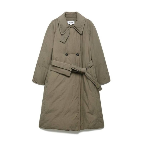 나이스클랍 WOW 더블 브레스트 벨티드 구스 다운 코트 N254PWDB15