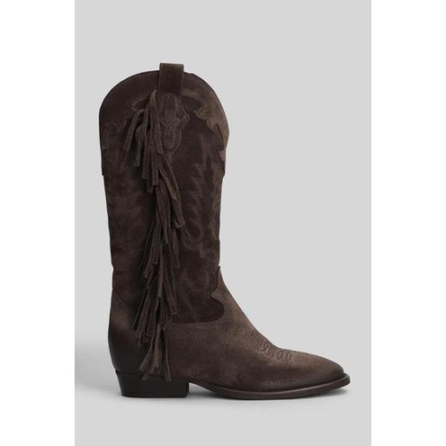 지젤 모아레 부츠 430138 OKLAHOMA BROWN