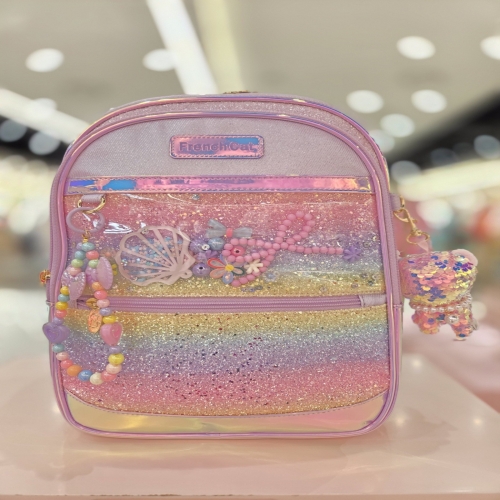 프렌치캣 5 여아 바이올렛투명포켓책가방 Q61DG2031