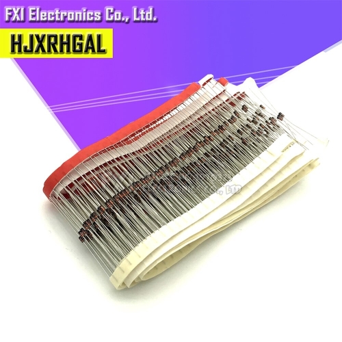 제너  다이오드 DO 41 3V 3V3 13V 15V 5V6 7V5 22 개 5V1 4V7 4V3 V 12V 16V 50 10V ..