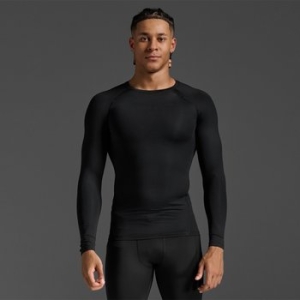 남성  코어 컴프레션 긴팔티 MA6398ABLK-NLO