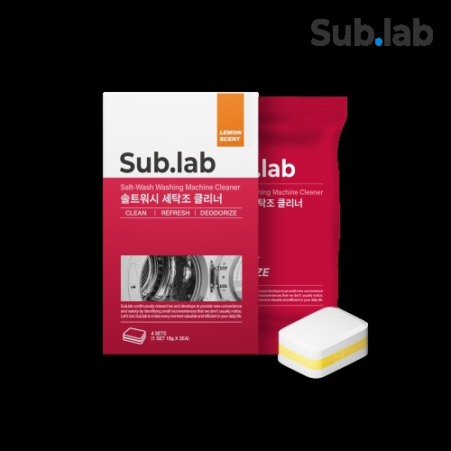자우버 서브랩 솔트워시 세탁조 클리너 8개입