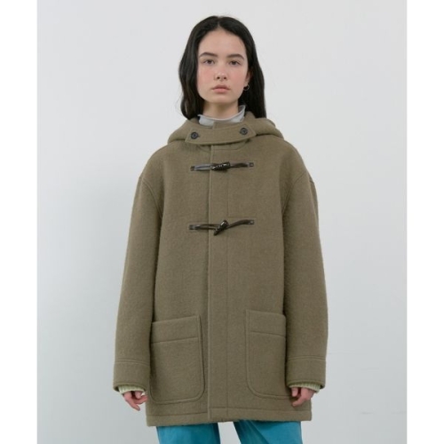 아페쎄 MA JOURNEE A HALF DUFFLE COAT_KHAKI 25WOU011O 100214