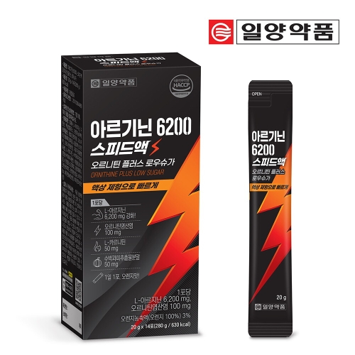 일양약품 아르기닌 6200 스피드액 14포