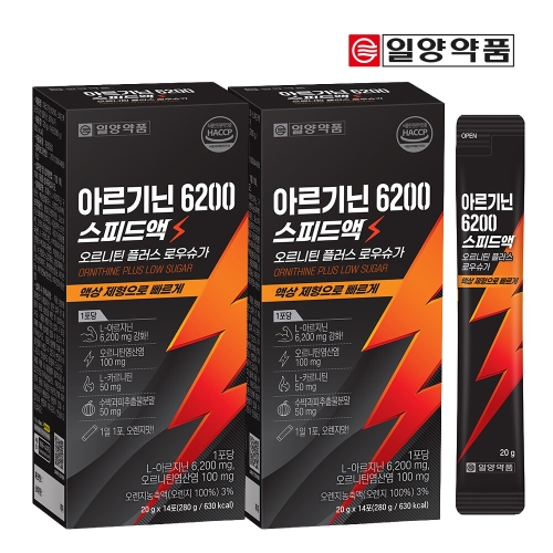 일양약품 아르기닌 6200 스피드액 14포