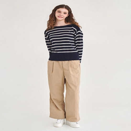 플레이블  P_LABEL 아노락 스트링 허리배색 팬츠 MW4AL601