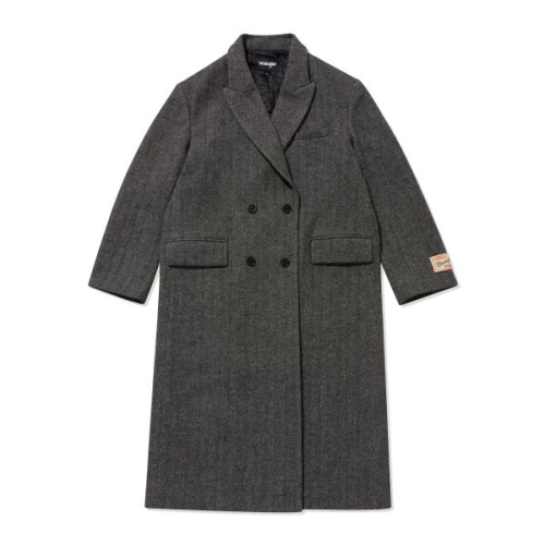 랭글러 Wool Long Double Coat Black WR2404CT01BK 100573