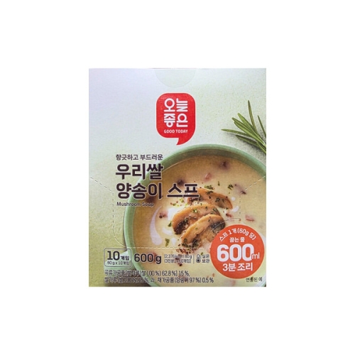 오늘좋은  우리쌀 양송이 스프 60g