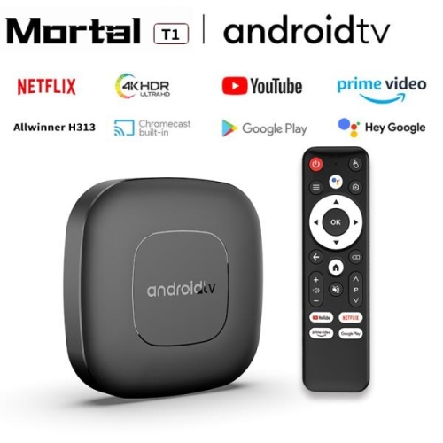 WINNER 셋톱박스 안드로이드 14 TV 박스 Mortal T1S Wifi6 스마트 4K 홈시어터 생방송 All H313 넷플릭스 유