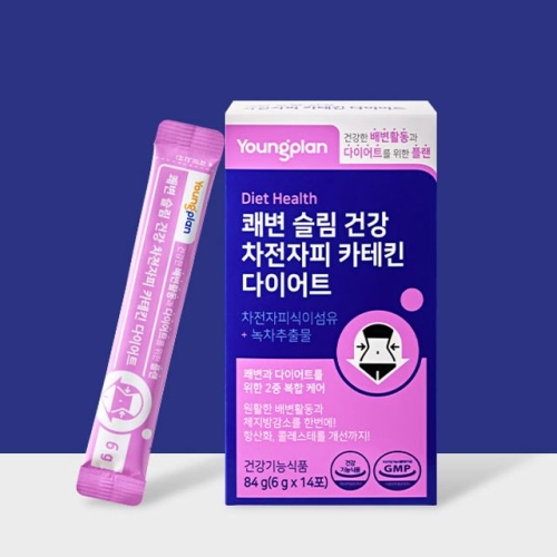 영진약품 영플랜 쾌변 슬림 건강 차전자피 카테킨 다이어트 14포