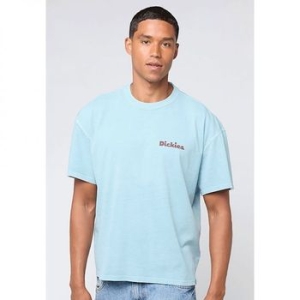 디키즈 딕스 슬레이든 가먼트 프린트 티셔츠 파란색 7180667