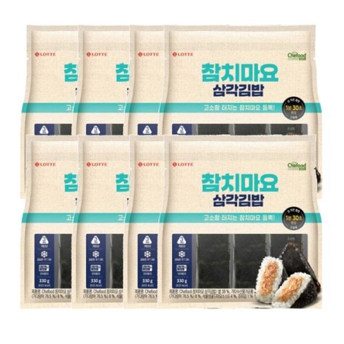 롯데푸드  쉐푸드 참치마요 삼각김밥 330g