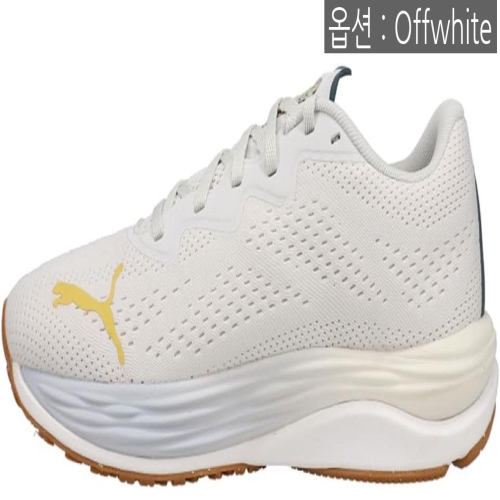 푸마 37626401 Mens Velocity Nitro Fm Lace Up Sneakers Shoes Casual Off Wh..