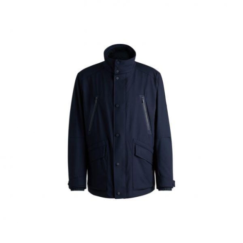 보스 울 혼방 방수 아우터 패딩 자켓 레귤러핏 50518123 404