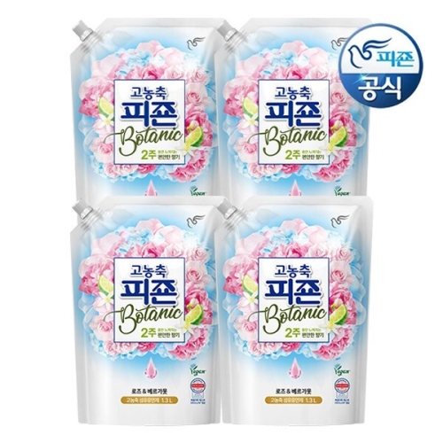 피죤 보타닉 로즈&베르가못 리필 1.3L
