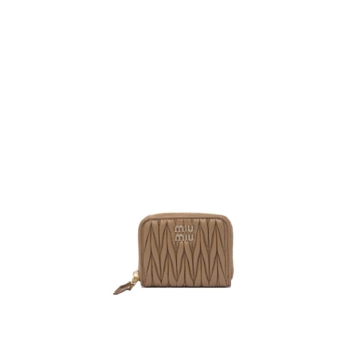 미우미우 Camel 레더 coin purse 5MM268AFPPF098L