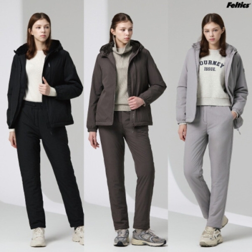 펠틱스 여성 패딩 보아퍼 기모 셋업 2종 331080