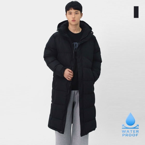 스콰즈 남자 데일리 겨울 다운라이크 베이직 웰론 롱패딩 SHZ013