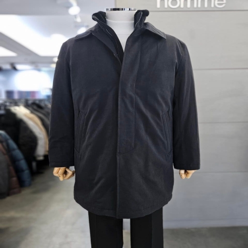 바쏘 남자 다크네이비 패딩조끼 2WAY 구스다운 맥코트 WSARZ4UA58A