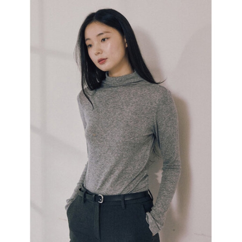 폴햄 여 말랑 후리스 하이넥 긴팔티 PHF4TU2440