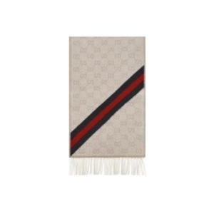 구찌 GG WEB 울 머플러 베이지 570603-3G200-9568