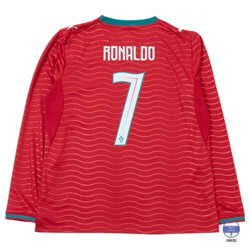 푸마 2026 포르투갈 국대 홈 긴팔 호날두 유니폼 티셔츠 상의 788142-77