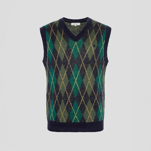 빈폴 아가일 베스트 네이비 BC5X51C54R