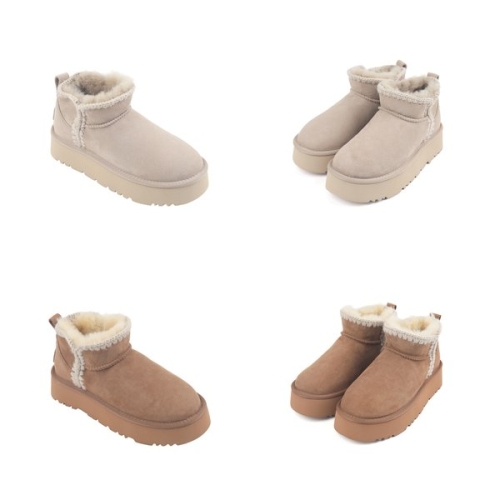 UGG 토박스 오즈 웨어 여성 양털 부츠 어덜트 에스키모 플랫폼 미니부츠 OZWCF4