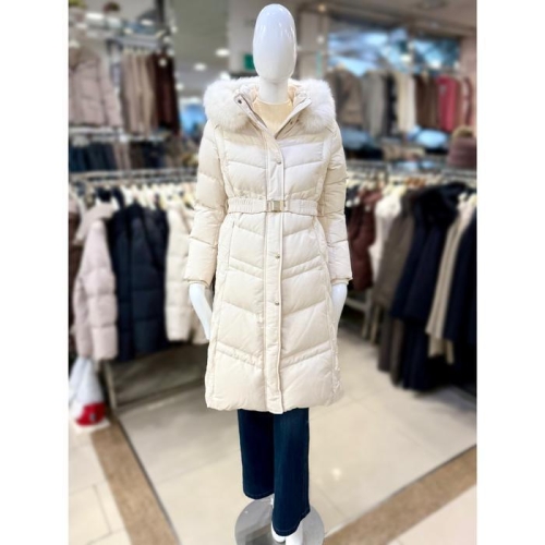 조이너스 구스 누빔폭스후드 롱패딩 JAEW1-WIH400 1060140